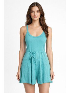 Daily Practice by Anthropologie Half Pipe Mini Dress Sky Blue Size XL NWT